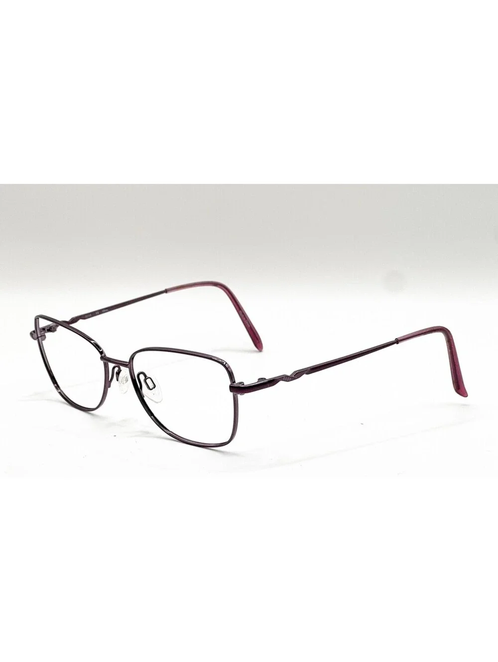 Elle EL13471 PU Purple Rectangle Authentic Eyeglass Frames 54-16-135